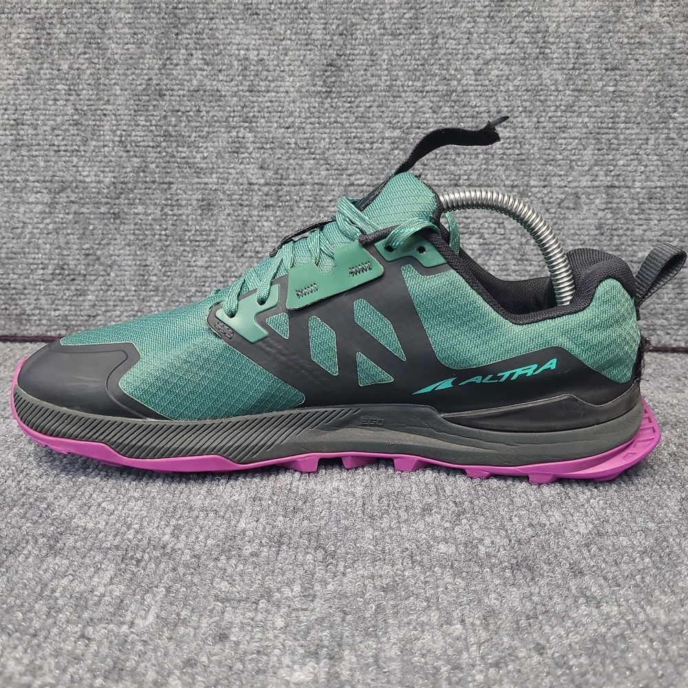 ALTRA Lone Peak 7 Men's 8.5 Trail Running Shoe Green/Teal MacTrac EGO FootShape - Picture 10 of 14